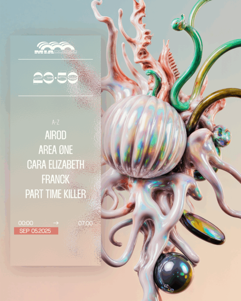 23:59 : AIROD, FRANCK, PART TIME KILLER, AREA ØNE, CARA ELIZABETH, FRANCK