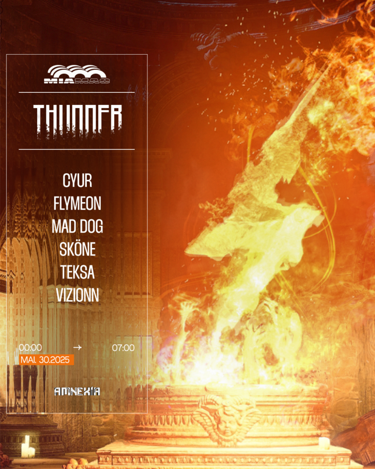THUNDER x MIA MAO : SKÖNE, TEKSA, MAD DOG, VIZIONN, FLYMEON, CYUR