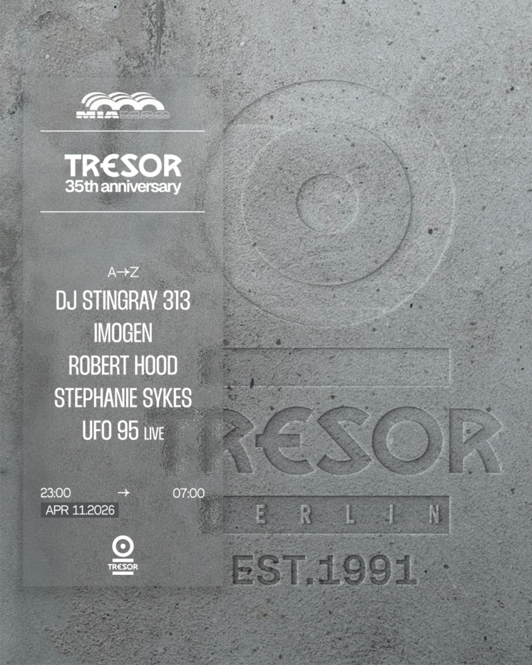 TRESOR – 35 YEARS ANNIVERSARY