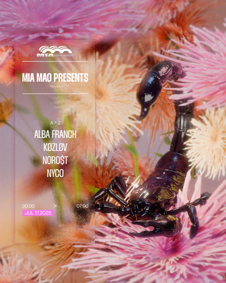 Mia Mao presents : Alba Franch, Køzløv, Noro$t & Nyco